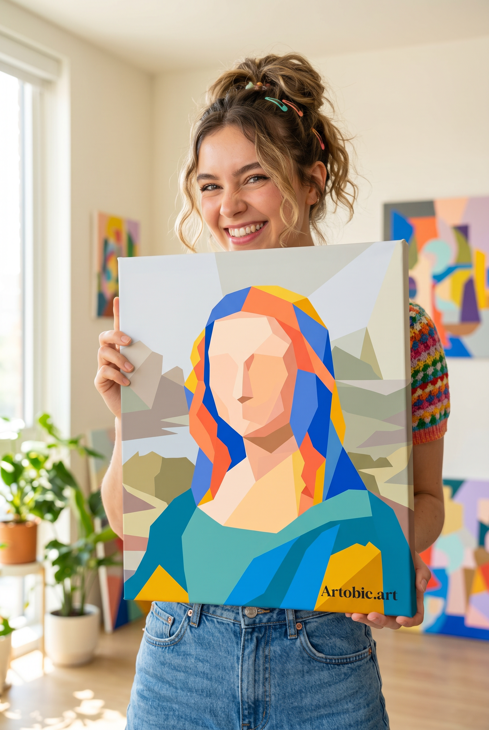 Poly Mona Lisa